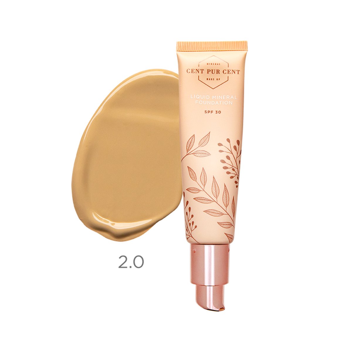 Cent Pur Cent - Liquid Mineral Foudation SPF 30 - The Pure Beauty Shop